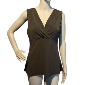 💰BOGO FREE Villager Brown Sleeveless Blouse